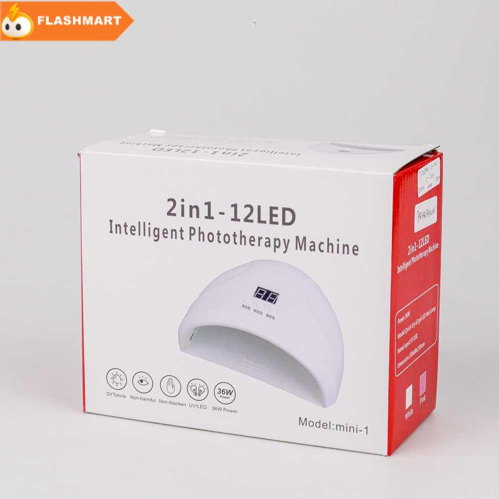 FLASHMART Pengering Kutek Kuku UV LED Nail Dryer 36W - Mini-1