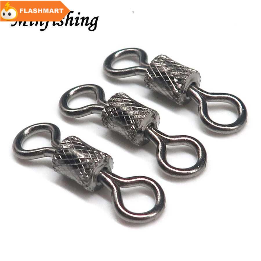 FLASHMART  Konektor Kail Pancing Rolling Swivel Fishing 100PCS - YH12