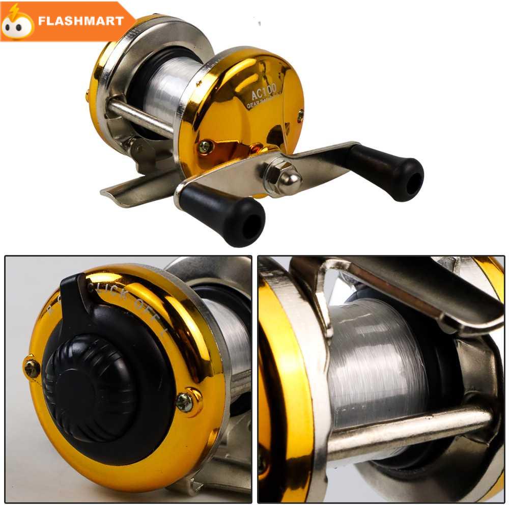 FLASHMART  Mini Reel Pancing Baitcasting Fishing 3.0:1 - AC100