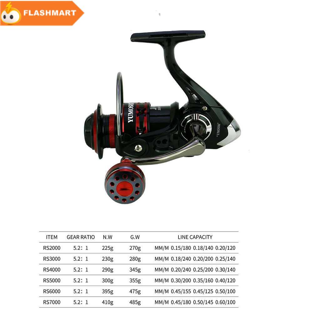 FLASHMART Reel Pancing Spinning 12 Ball Bearing 5.2:1 - RS2000