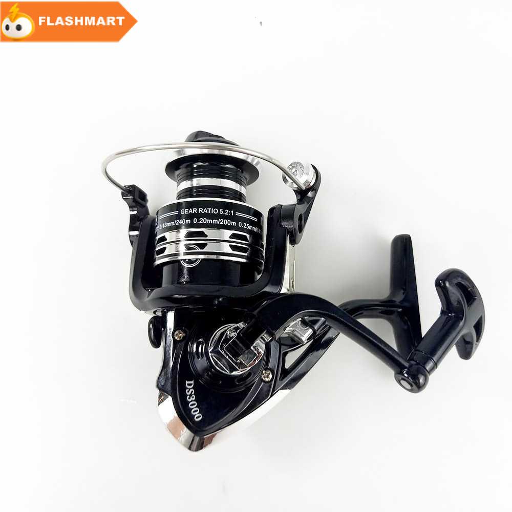 FLASHMART  Dark Spider DS3000 Spinning Reel Pancing 5.2:1 12+1 Ball Bearing