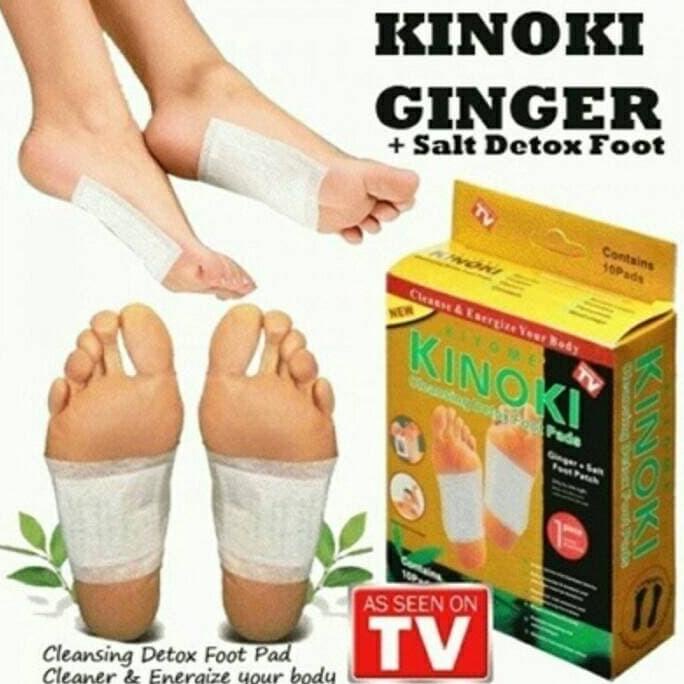 KINOKI GOLD Jahe Ginger Salt Koyo Kaki Detox Herbal food pad penyerap