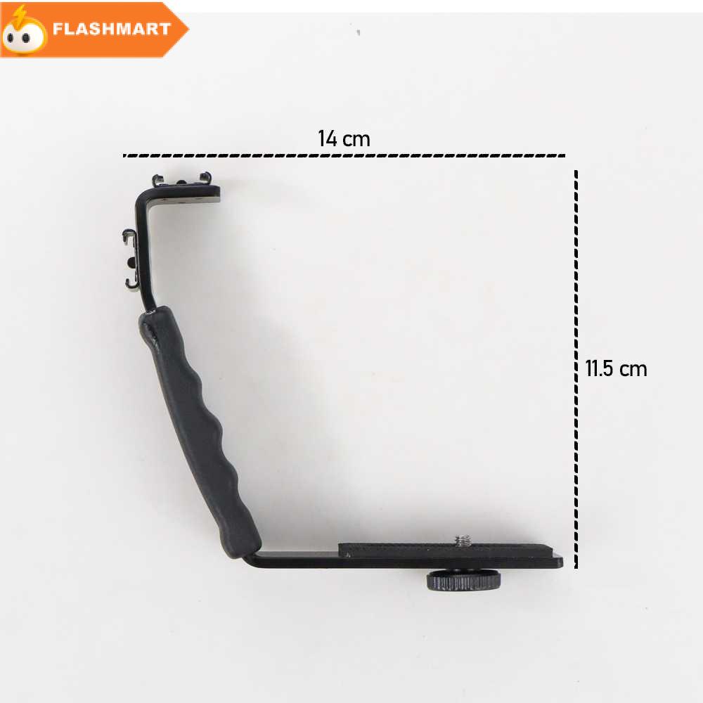 FLASHMART TaffSTUDIO L Bracket Flash Light Mount for DSLR Camera - XDV-1
