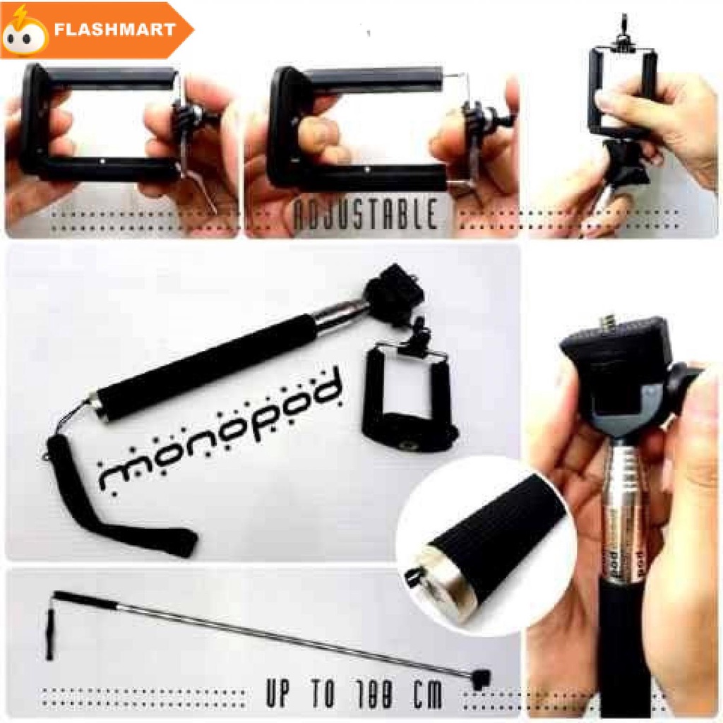 FLASHMART Universal Clamp for Smartphone with 0.25 Inch Screw Hole - SC-M