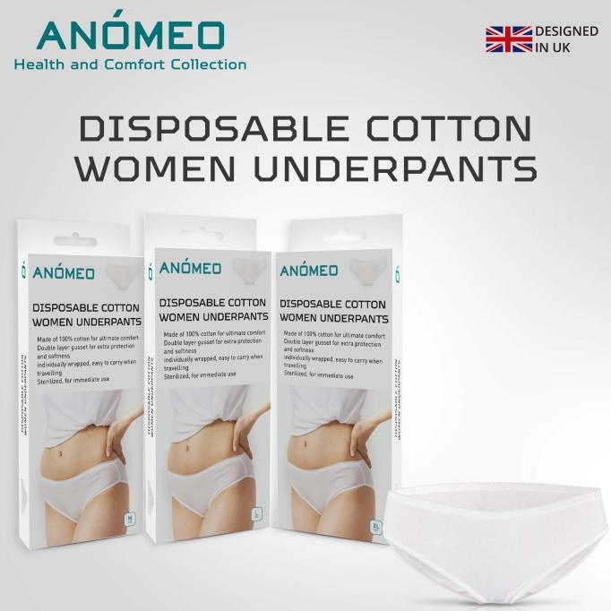 Anomeo Celana Dalam Wanita Katun Sekali Pakai Disposable AN2431 terlaris