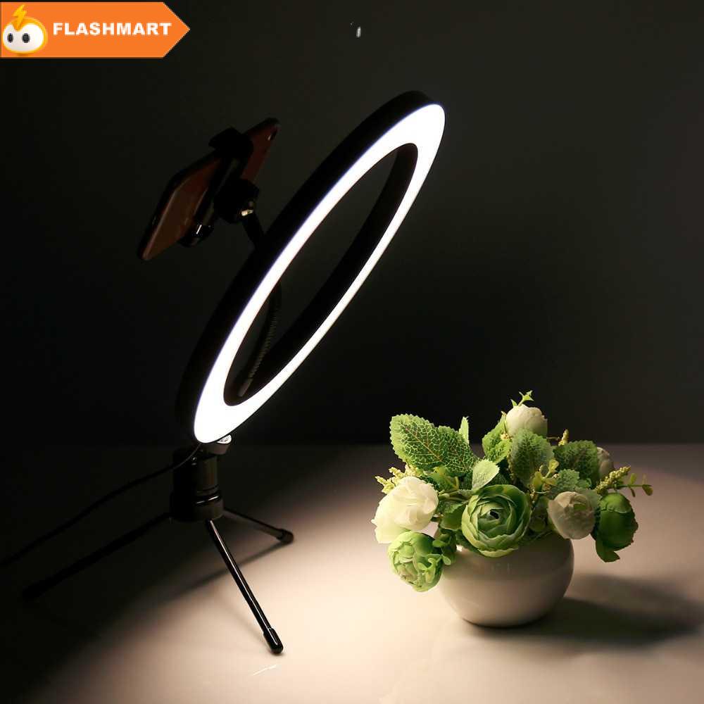 FLASHMART Lacyfans Halo Ring Light LED 120 LED 10 Inch Holder+Mini Tripod - RL-128