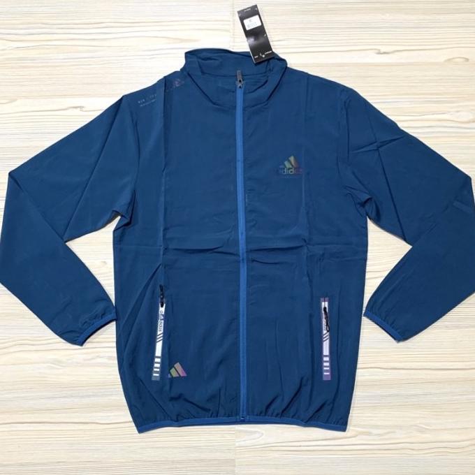 ADIDAS JAKET MICRO PARASUT LENGAN PANJANG IMPORT RUNNING