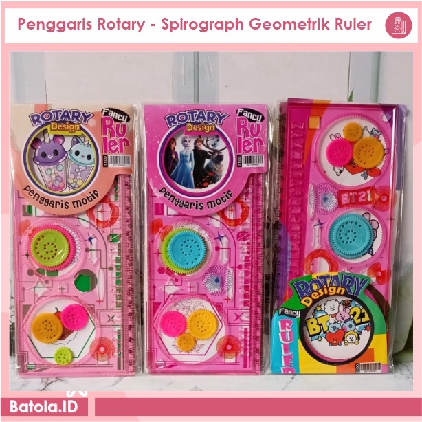 

Penggaris Rotary - Spirograph Geometrik Ruler