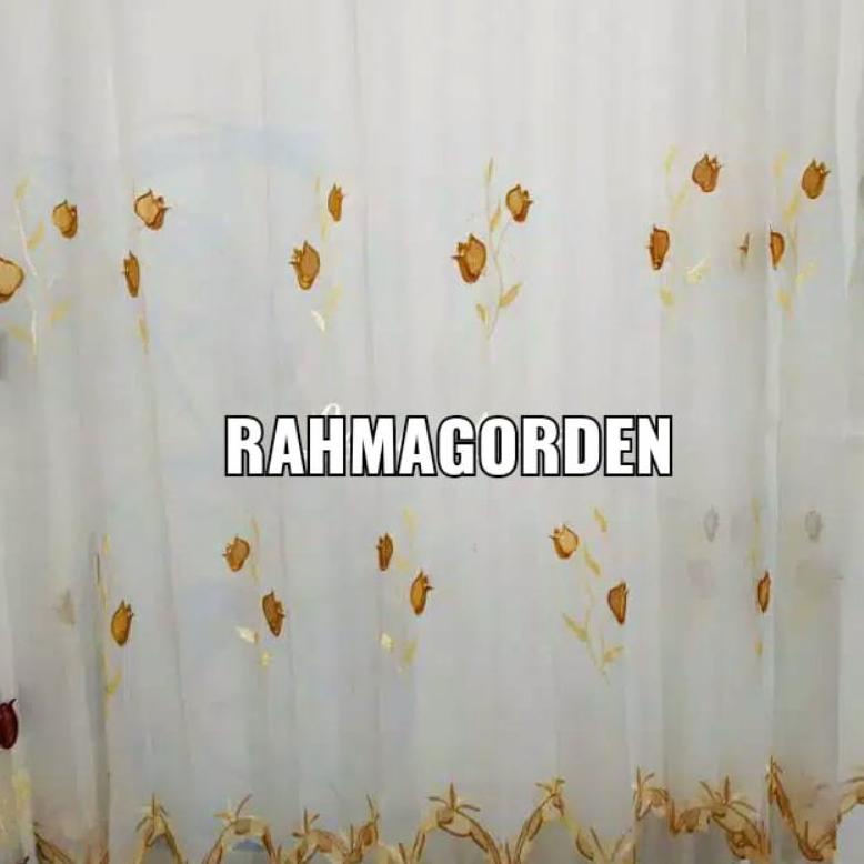 Vitrase Gorden/Vitrase Gorden Putih Polos/Vitrase Gorden Motif