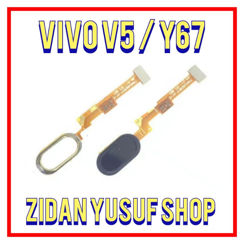 FLEXIBLE FINGERPRINT FINGER PRINT SIDIK JARI HOME BUTTON VIVO V5 / V5S / Y67 ORIGINAL