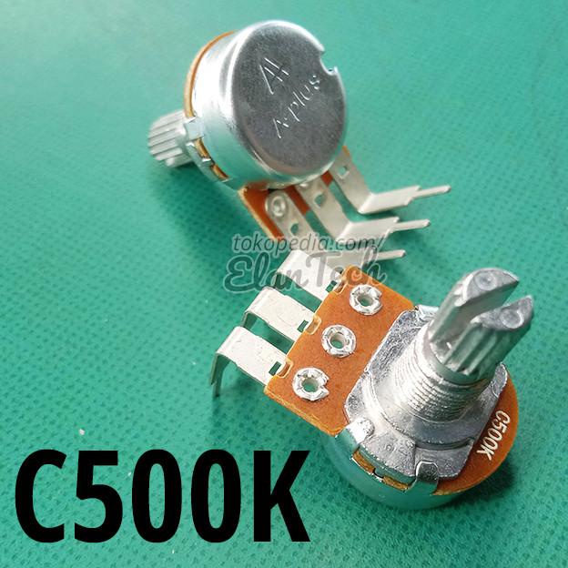 C500k Potensio A-Plus Vertikal Mono Short Potensiometer 500kC Elan73c