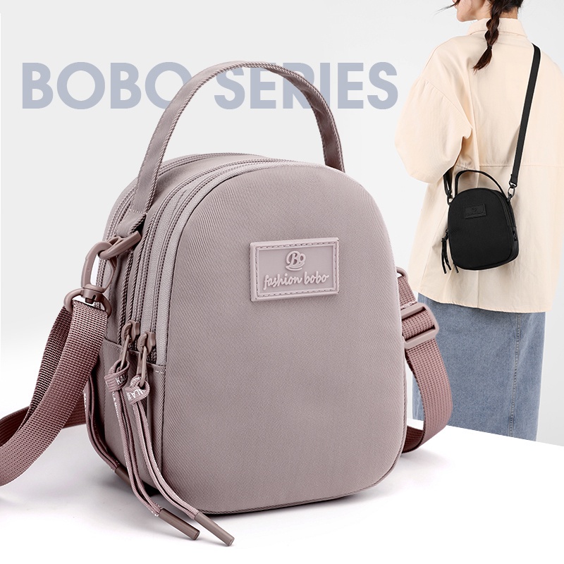 Tas selempang BOBO FASHION 7628-3 Tas selempang wanita nilon waterproof tas original import