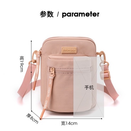 Tas selempang BOBO FASHION 6810 tas selempang wanita original import tas pinggang wanita anti air