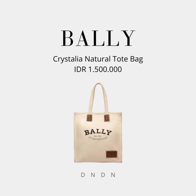 Bally Crystalia Natural Tote Bag Melaniagung12
