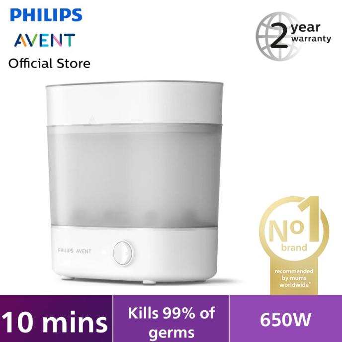 Philips Avent Sterilizer SCF291/01 - Alat Sterilisasi Botol Bayi dengan Teknologi Uap
