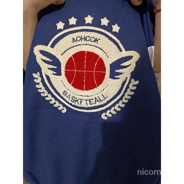 A Varsity Jaket Bomber Premium Import Gaya Sporty America Jaket Unisex Pria Wanita Korea Style