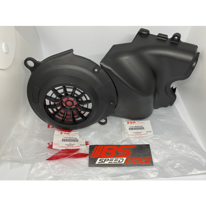 Cover tutup blok mesin kanan dan cover tutup kipas suzuki skydrive 125