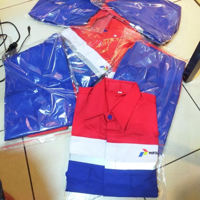 Terlaris Produk Asli Baju Atasan Pertamina Promo / Seragam Kerja Pertamina