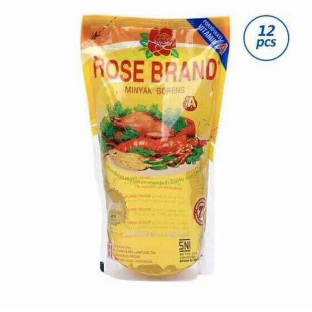 

Minyak goreng rose brand kardusan isi 12pcs/12 liter Best Seller