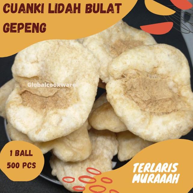 

CUANKI LIDAH BULAT 1 BALL ISI 500 PCS TOPING BASO ACI