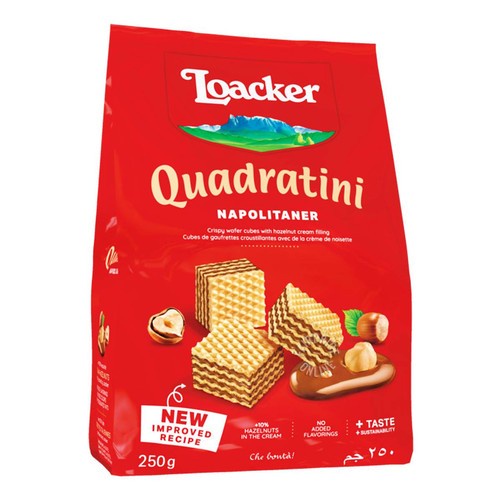 

Loacker Quadratini Napolitaner 250gr