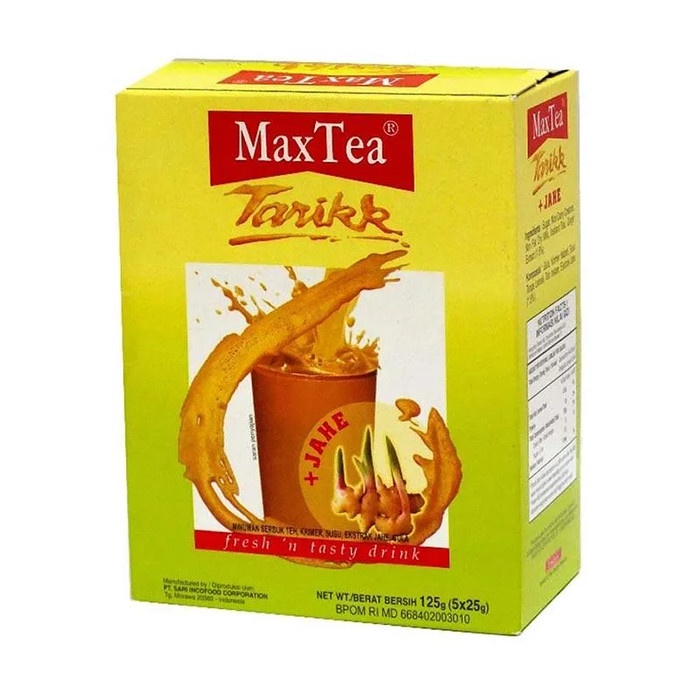 

Max Tea Tarik Jahe Box 5x25gr