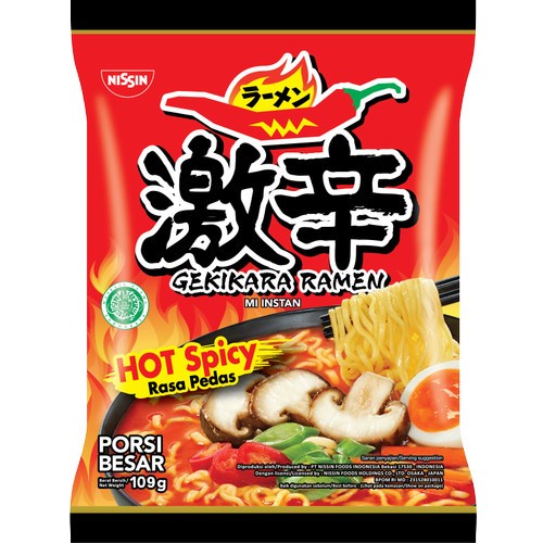 

Nissin Gekikara Ramen Hot Spicy Flavour 109gr