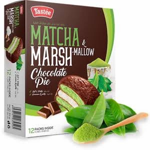 

Tastee Matcha Marsh Mallow Choco Pie 300gr