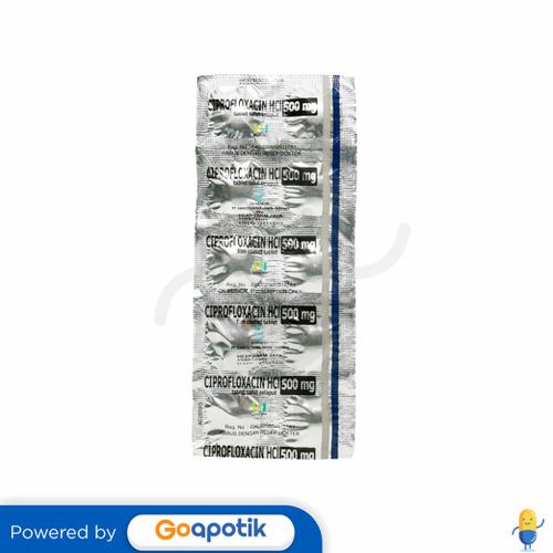 CIPROFLOXACIN HEXPHARM 500 MG STRIP 10 TABLET