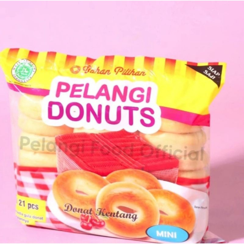 

DONAT PELANGI KENTANG / ISI 10 BIJI / DONAT FROZEN / DONAT LEMBUT / DONAT KENTANG