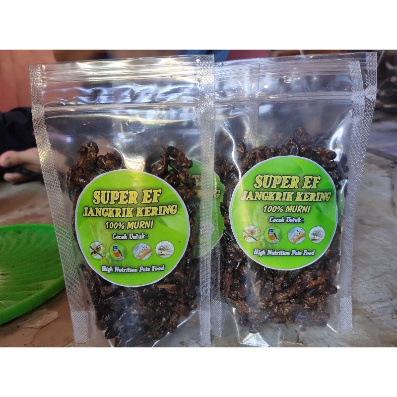 Jangkrik Kering Pakan tambahan burung High Protein