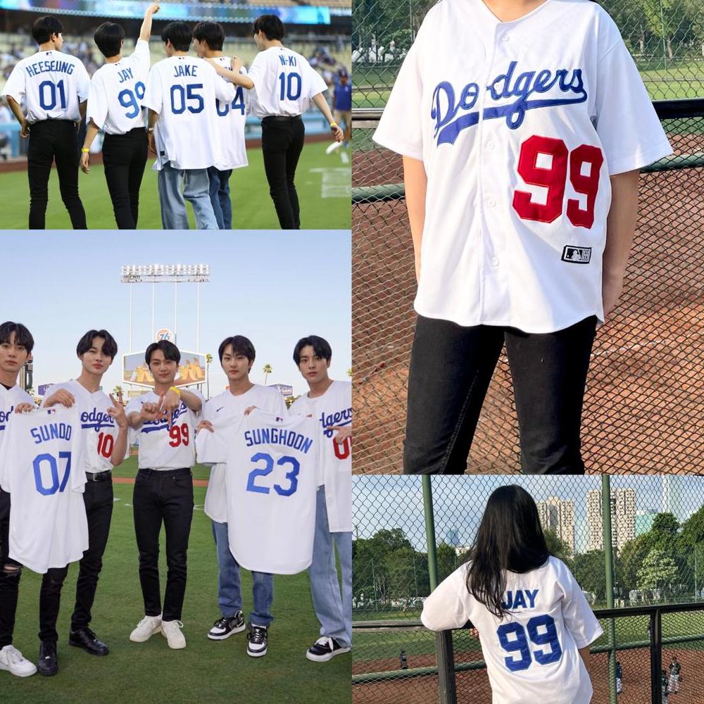 SALE JERSEY ENHYPEN DODGERS SOMESOLAR SEC698