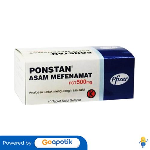 PONSTAN 500 MG BOX 100 TABLET