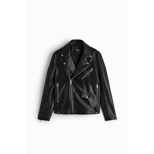 Zara Leather Jacket - Jaket Kulit Zara