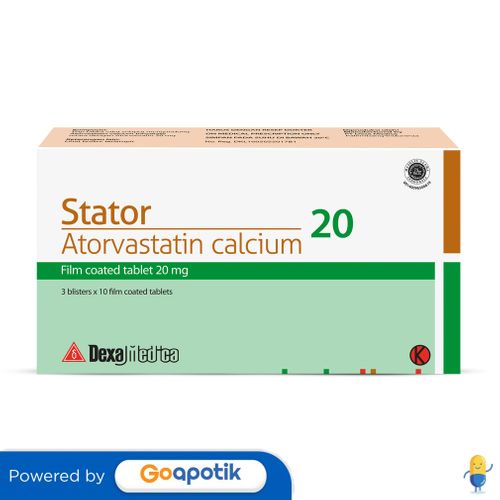 STATOR 20 MG BOX 30 TABLET