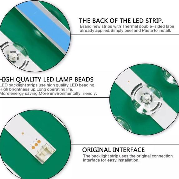 BACKLIGHT TV LED LG 49 INC 49LB550 49LF550 49LB561 49LB582 49LB620 49LB551 LAMPU BL 6V 49LB 49LF 49L