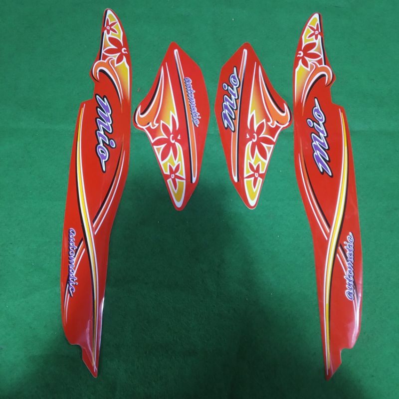 striping mio sporty merah cabe bunga 2005