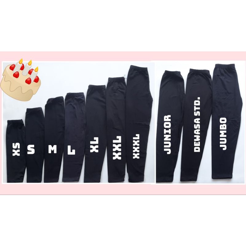 legging hitam legging hitam anak legging jumbo legging oversize legging callysta