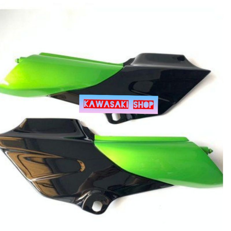 cover body tengah ninja r ninja ss hijau metalik original