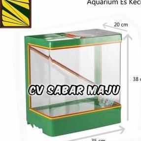 Aquarium Es Kelapa Acrylic Es Buah + Gayung / Kotak Akrilik Es Buah