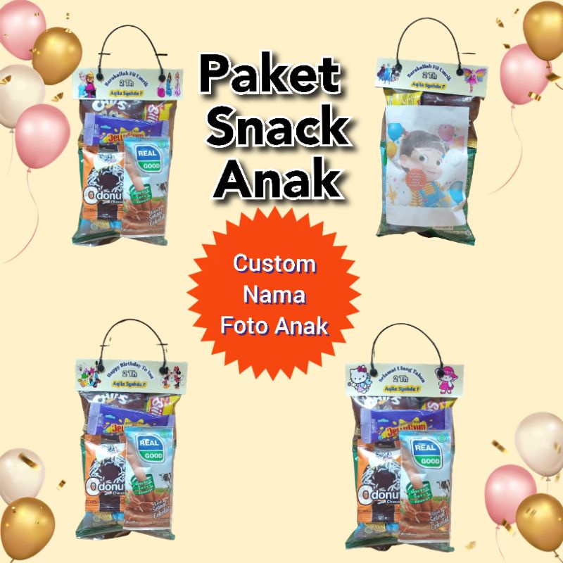 

Snack / Paket snack anak / Paket ultah / Snack ucapan )
