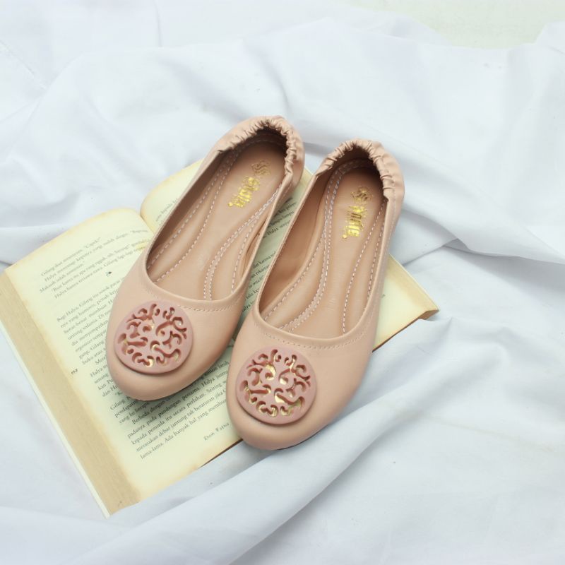 Andas Andis - Sepatu Flatshoes Ballerina Wanita Binna