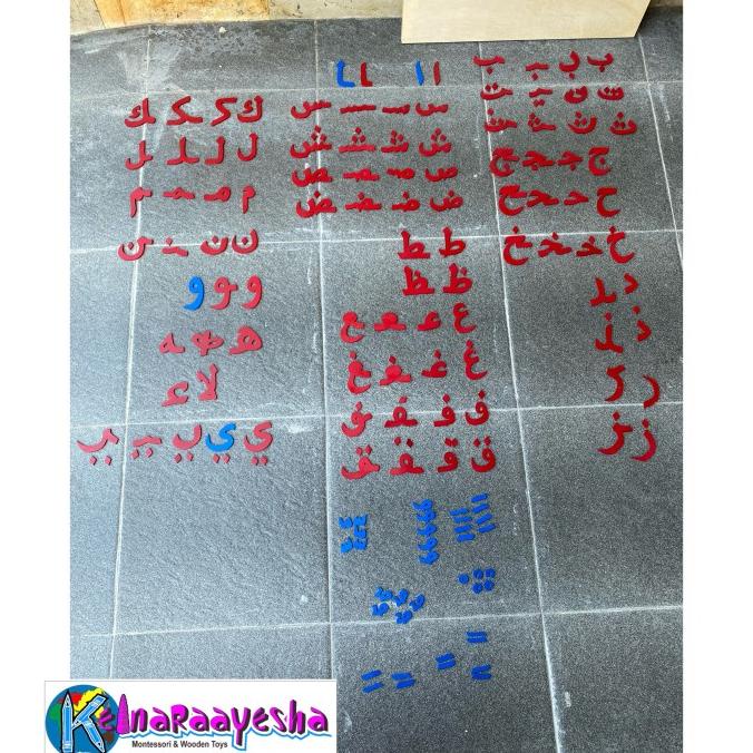 Hot Sale Large Movable Hijaiyah / Lma Hijaiyah Montessori Terbaru