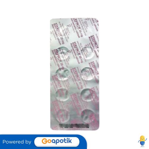 STAVINOR 20 MG STRIP 10 TABLET