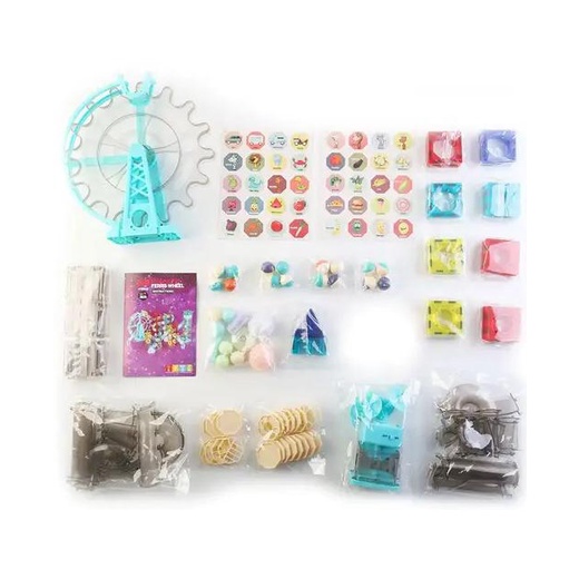 Must Have Okiedog Ezlink Magnetic Ferris Wheel 129Pcs - Mainan Aktifitas Anak Termurah