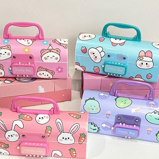 

BOS Kotak Pensil Plastik Kode Whiteboard/Kotak Pensil Kode/Pencil Case