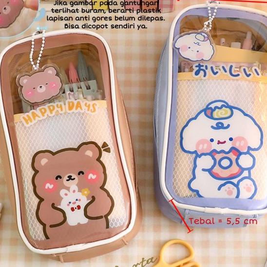

Tempat pensil anak perempuan cewek Pencil case besar waterproof Kawaii