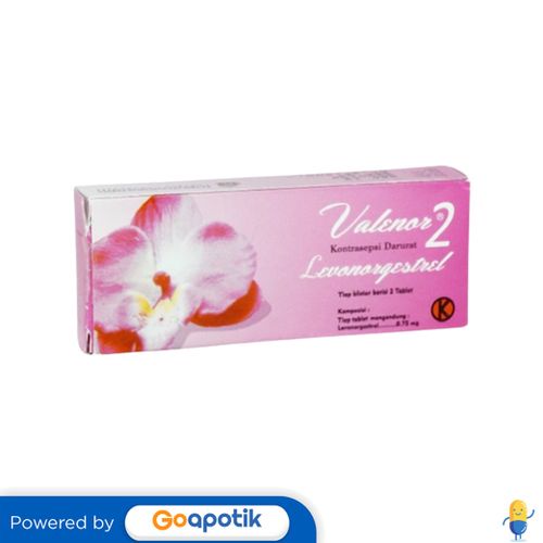 VALENOR 0.75 MG BOX 2 TABLET