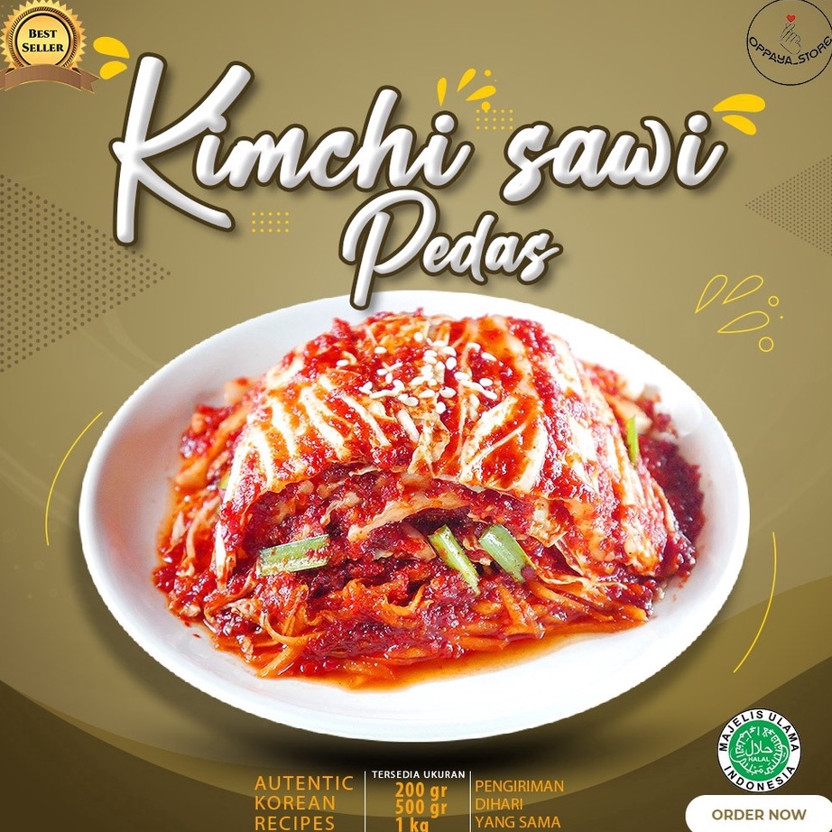 

Free Ongkir Kimchi Sawi Rasa Pedes Korea 200 Gr Halal