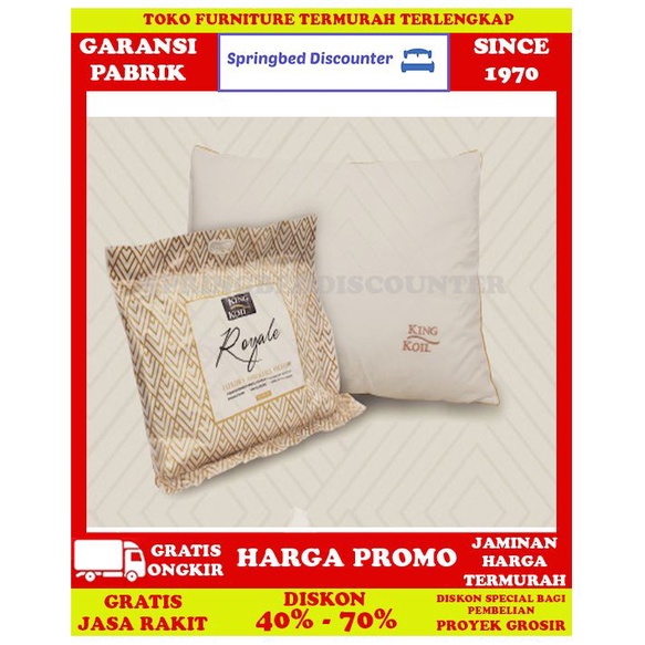 Termurah Bantal Tidur Kepala Hotel PROMO MURAH Pillow King Koil Royale